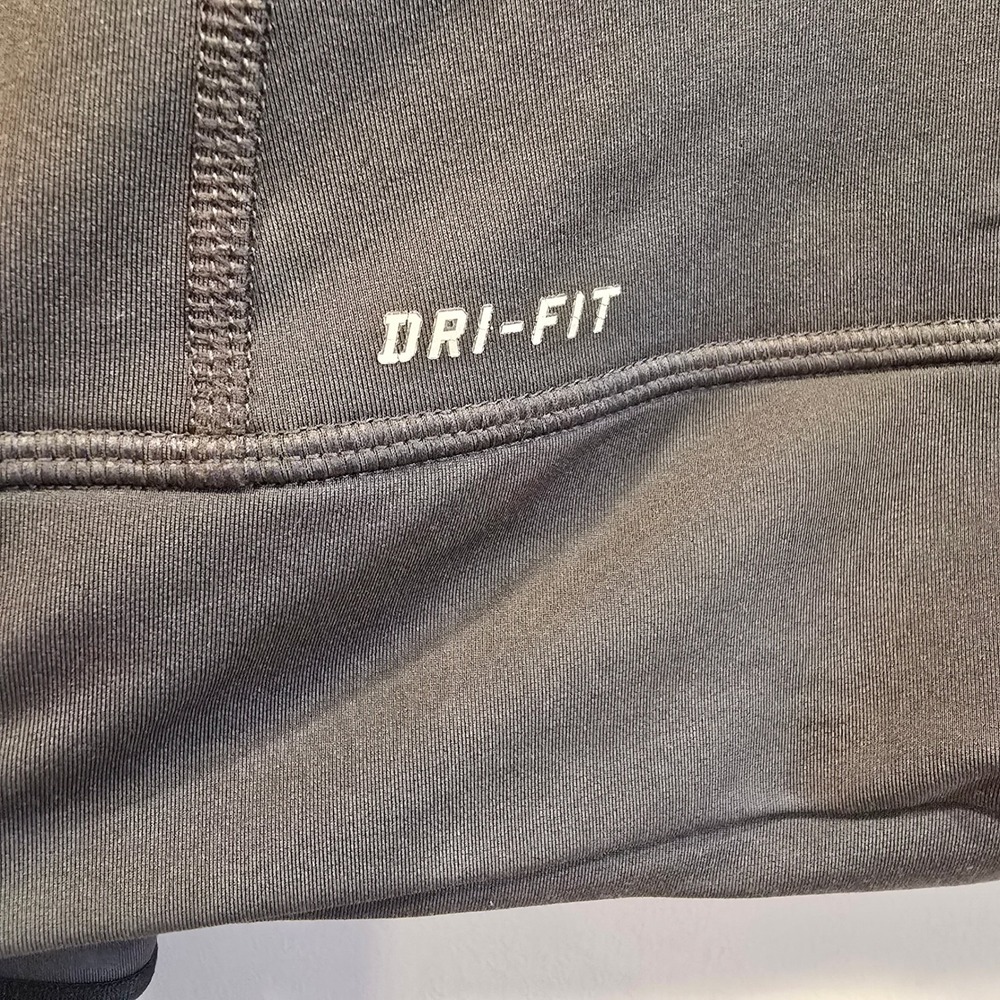 Nike Pullover Drifit Hyperwarm Half Zip Gray Blac… - image 3